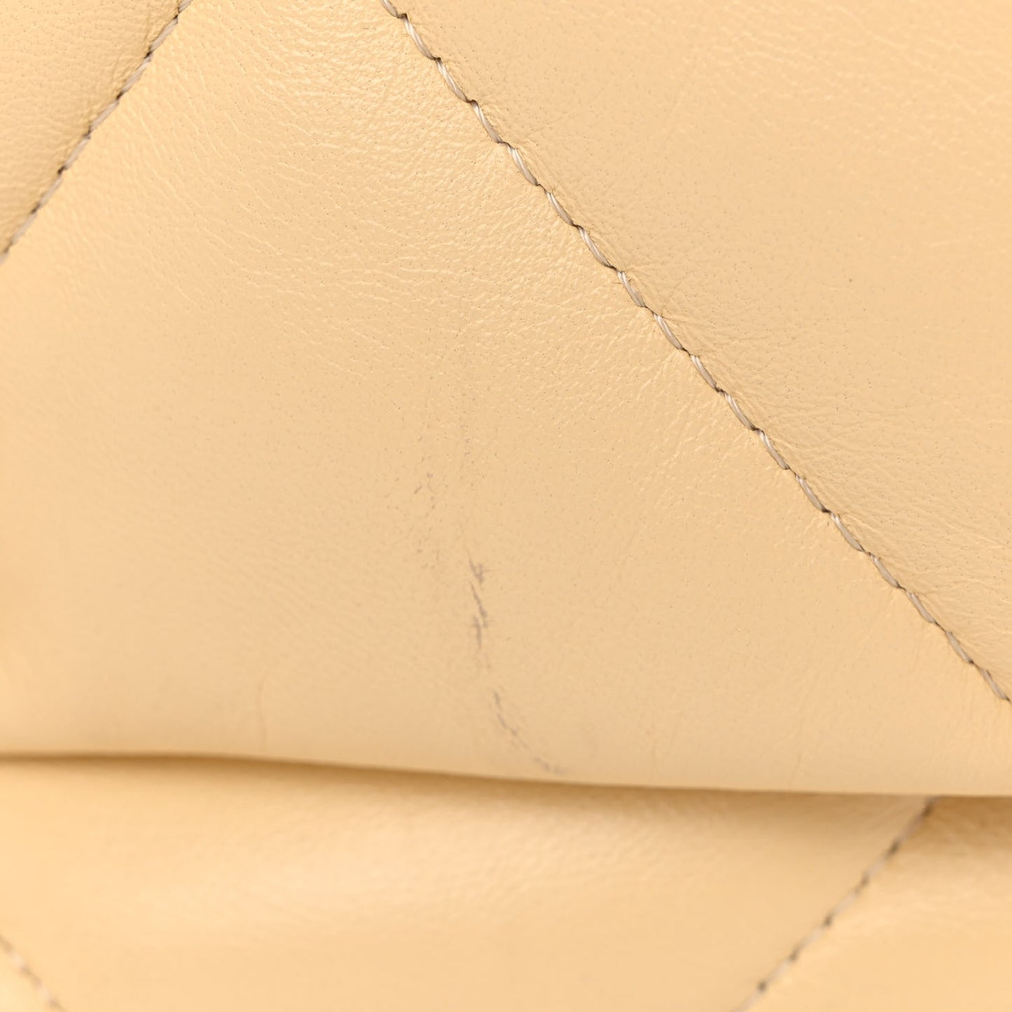 Lambskin Quilted Medium Chanel 19 Flap Yellow
