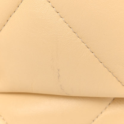 Chanel Lambskin Quilted Medium Chanel 19 Flap Yellow 11 of 11