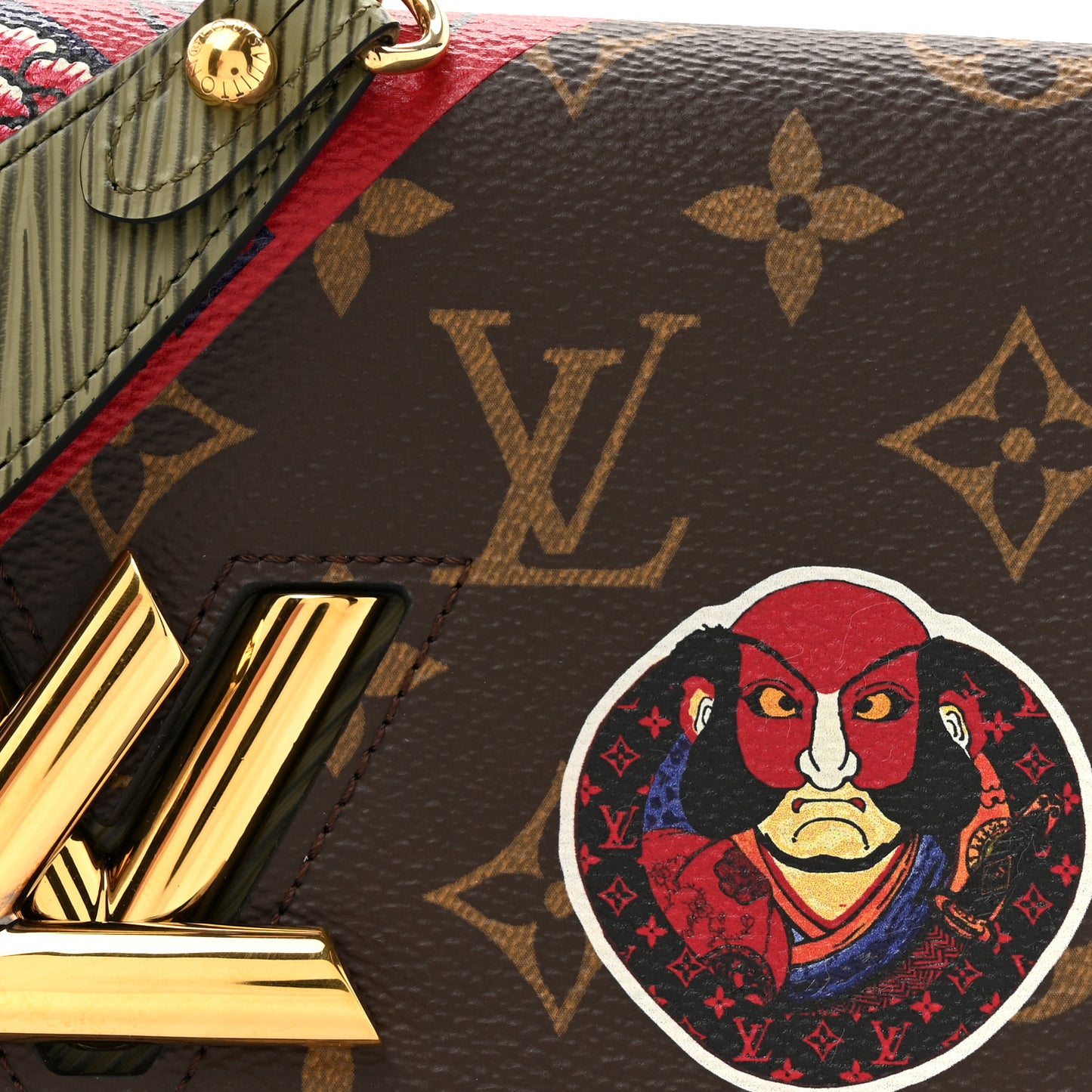 Monogram Epi Kabuki Twist Chain Wallet