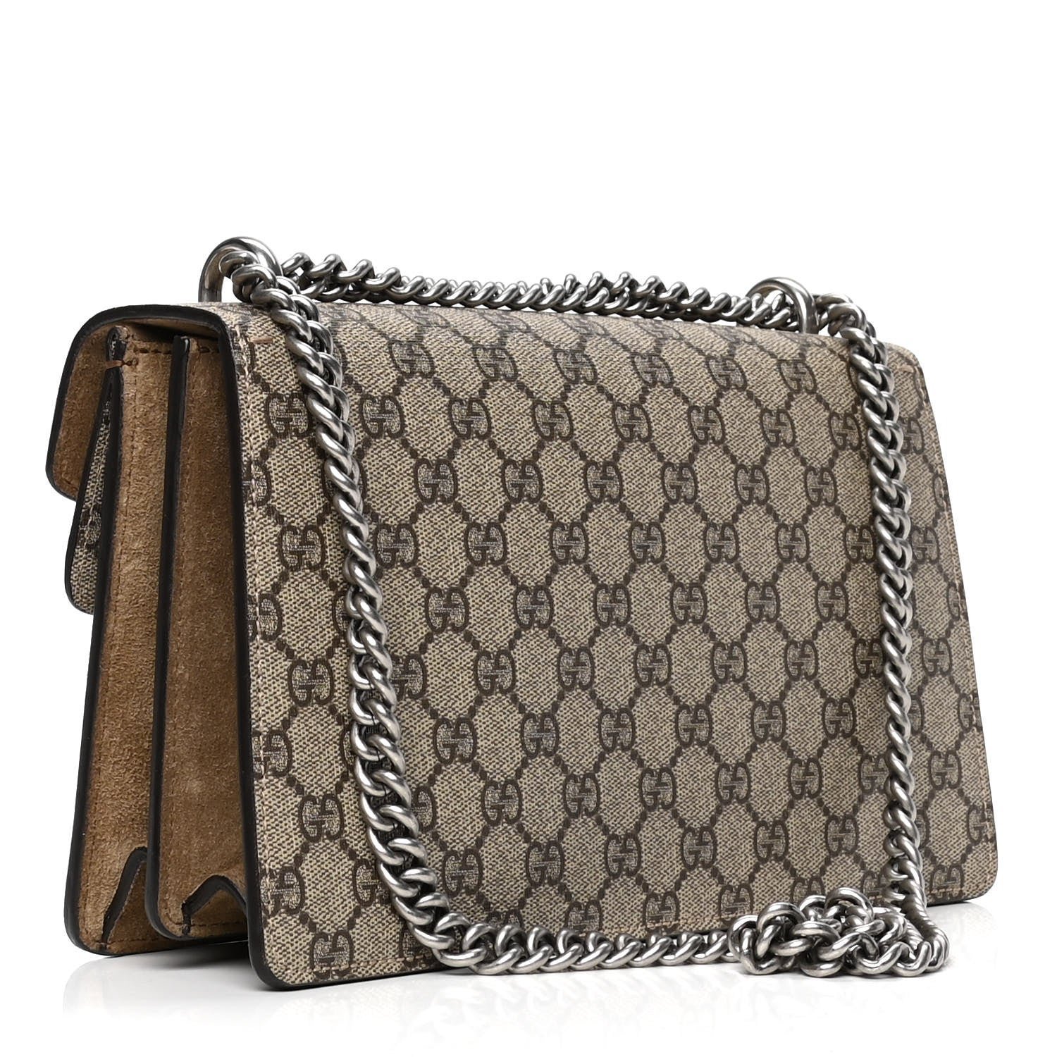 Gucci GG Supreme Monogram Small Dionysus Shoulder Bag Taupe 2 of 5