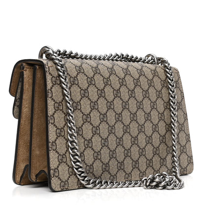 Gucci GG Supreme Monogram Small Dionysus Shoulder Bag Taupe 2 of 5