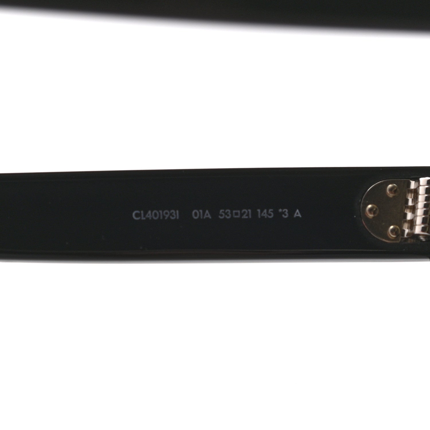 Celine Acetate Cat Eye Sunglasses CL401931 Black 5 of 8