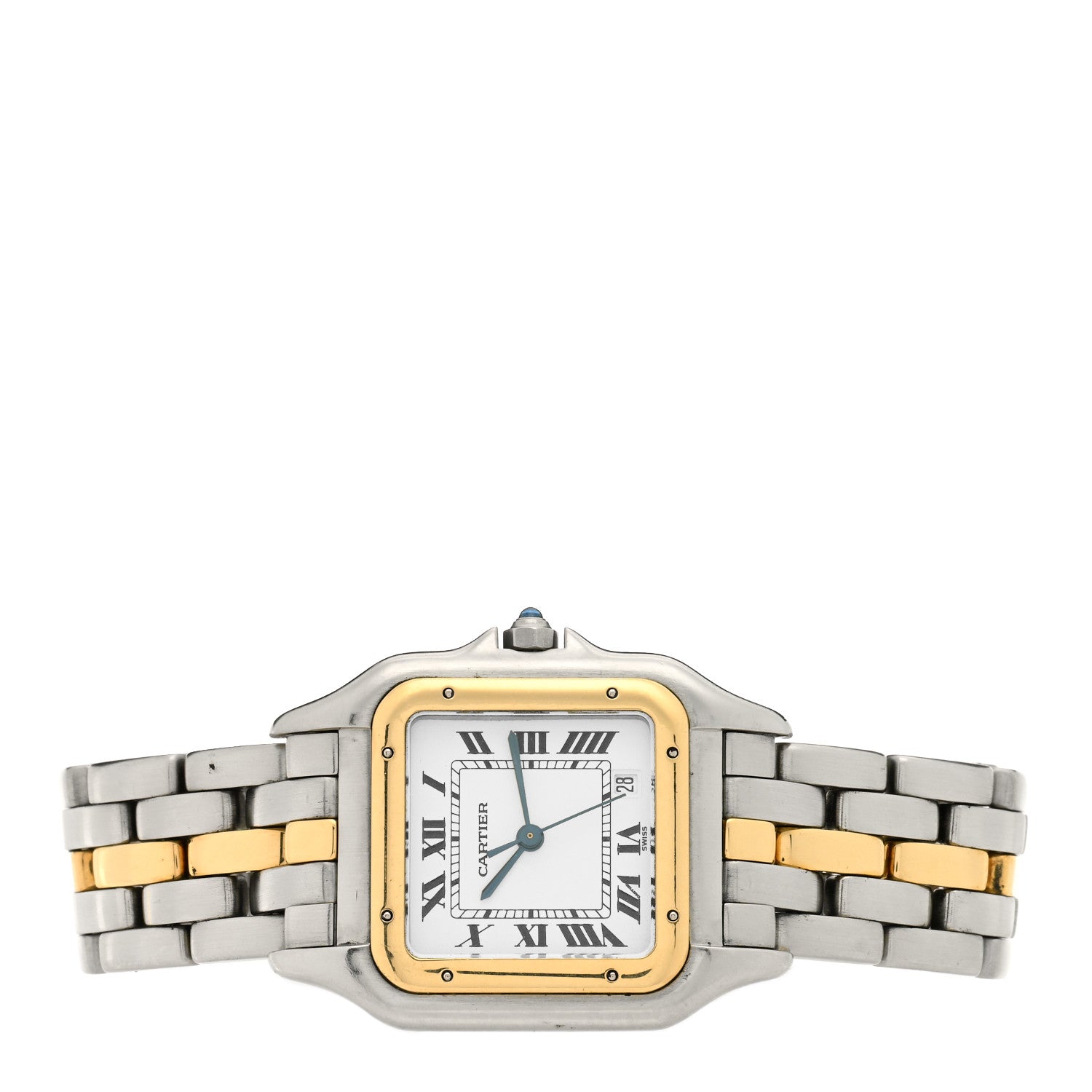 Cartier Stainless Steel 18K Yellow Gold 27mm Panthere Quartz Watch 2 of 4