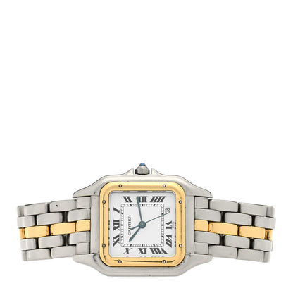 Cartier Stainless Steel 18K Yellow Gold 27mm Panthere Quartz Watch 2 of 4