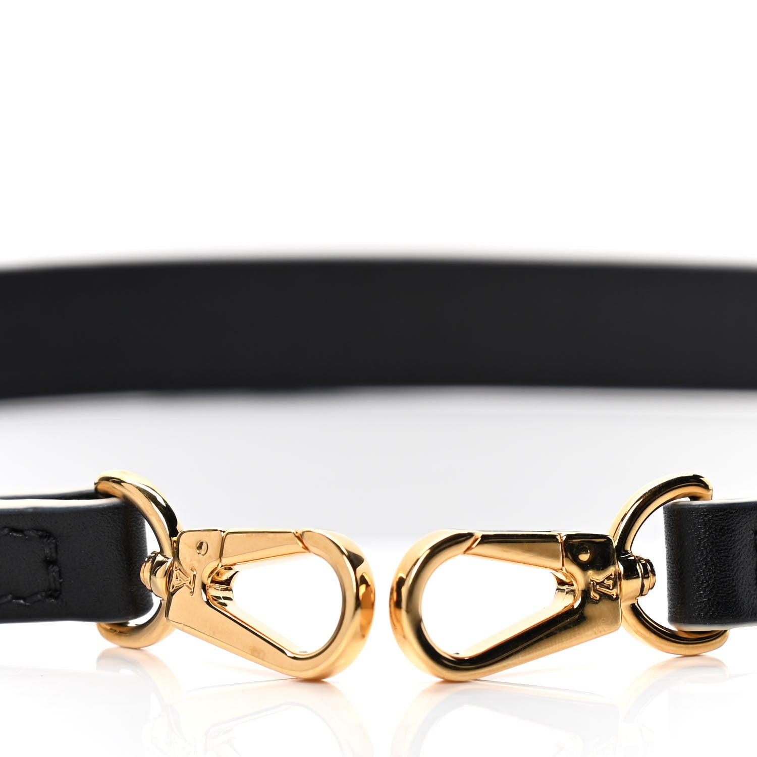 Louis Vuitton Calfskin Shoulder Strap Black 3 of 3