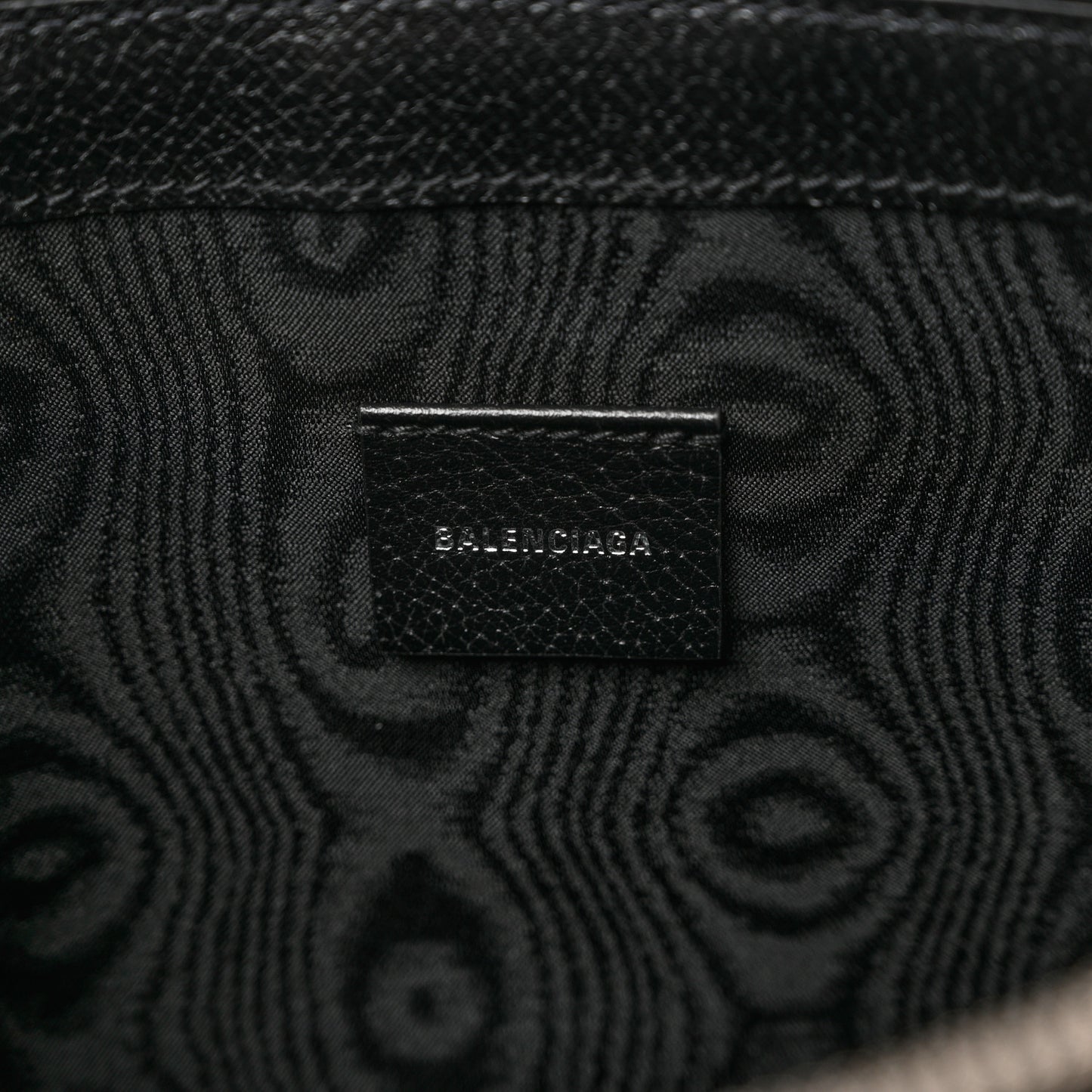 X BALENCIAGA BB Supreme Monogram Web Ophidia Laptop Pouch Black