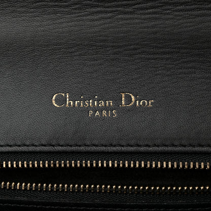 Christian Dior Lambskin Studded Medium Diorama Flap Bag Black 6 of 18