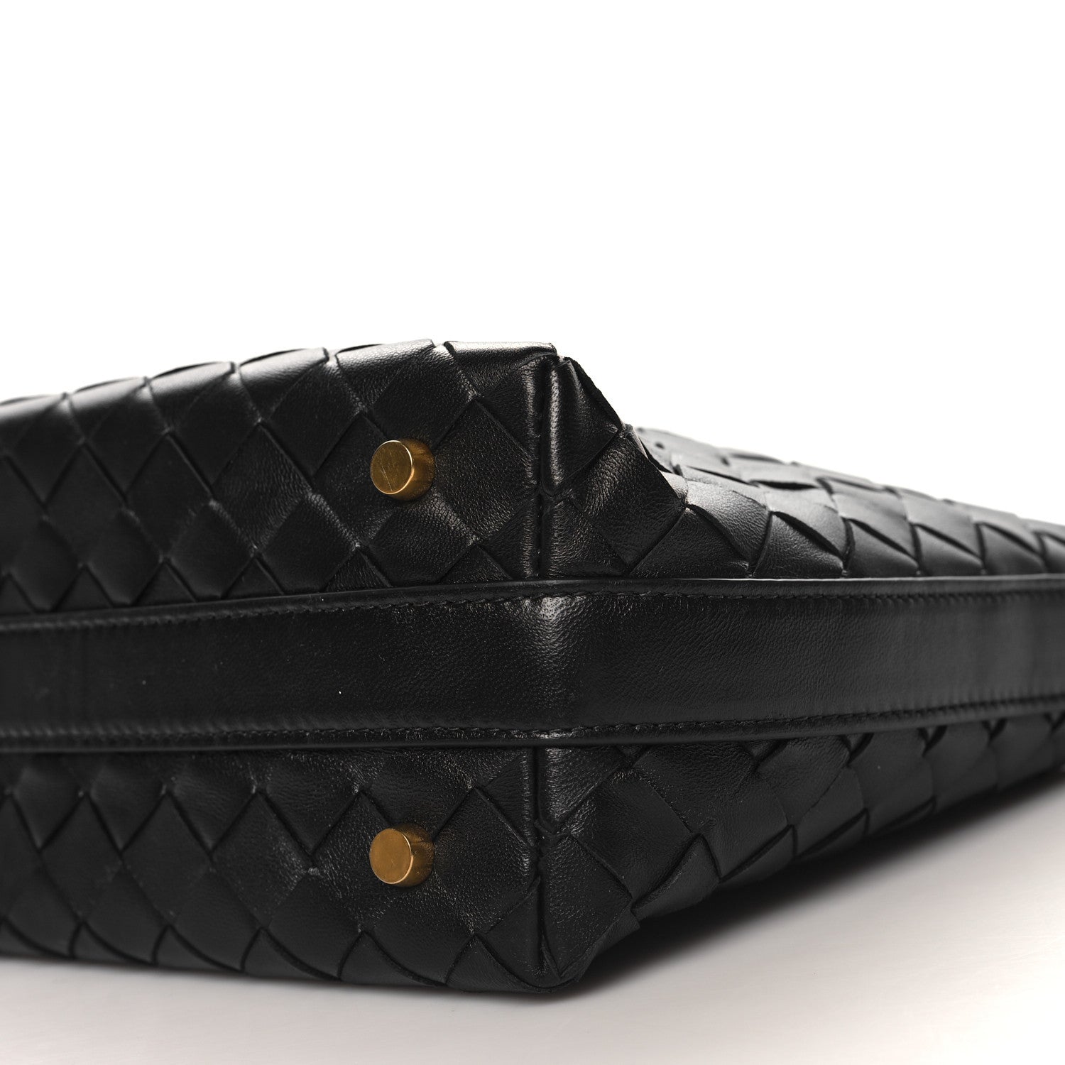 Bottega Veneta Calfskin Nappa Intrecciato Mini Wallace Black 10 of 10
