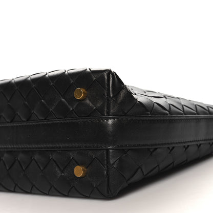 Bottega Veneta Calfskin Nappa Intrecciato Mini Wallace Black 10 of 10