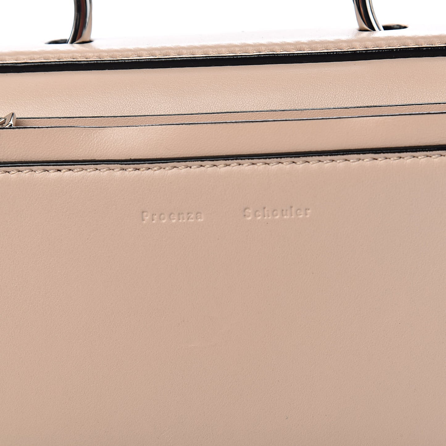 Calfskin Small Hava Top Handle Bag Sand