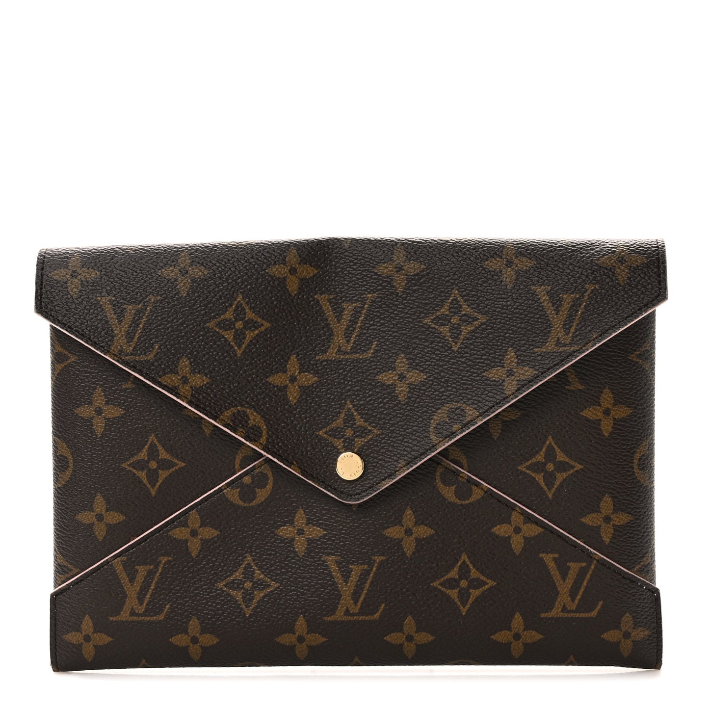 LOUIS VUITTON Monogram Large Kirigami Pochette Insert Rose Ballerine