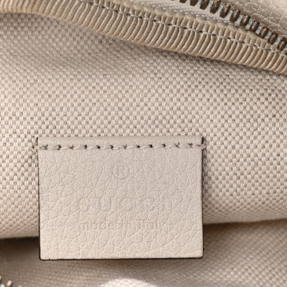 Gucci Grained Calfskin Small Logo Belt Bag White 6 of 10