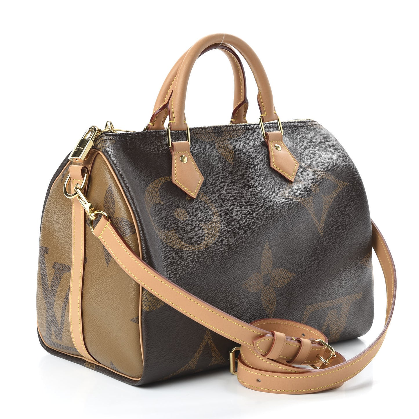 Reverse Monogram Giant Speedy Bandouliere 30