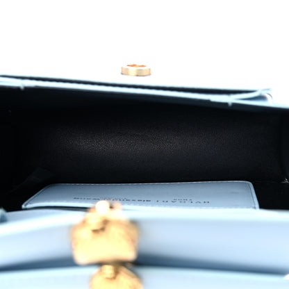 Bulgari x ALEXANDER WANG Calfskin Serpenti Top Handle Belt Bag Baby Blue 9 of 12