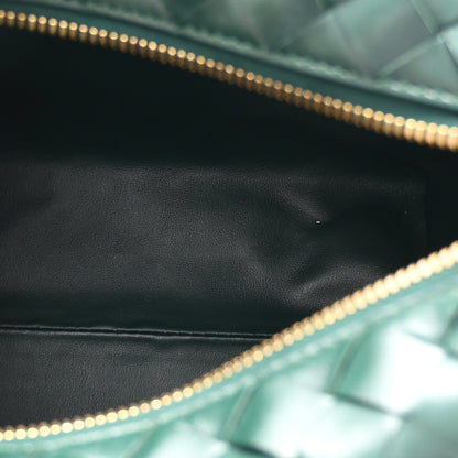Bottega Veneta Calfskin Intrecciato Mini Wallace Emerald Green 5 of 10