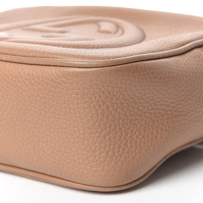 Gucci Pebbled Calfskin Small Soho Disco Bag Camelia 7 of 12
