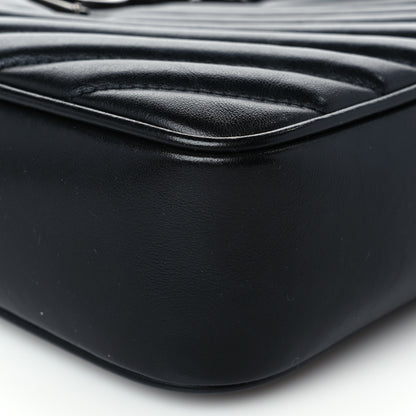 Saint Laurent Calfskin Matelasse Monogram Lou Camera Bag Black 9 of 9