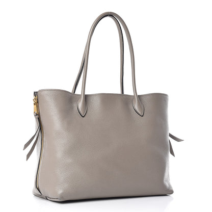 Prada Vitello Daino Side Zip Tote Argilla 3 of 8