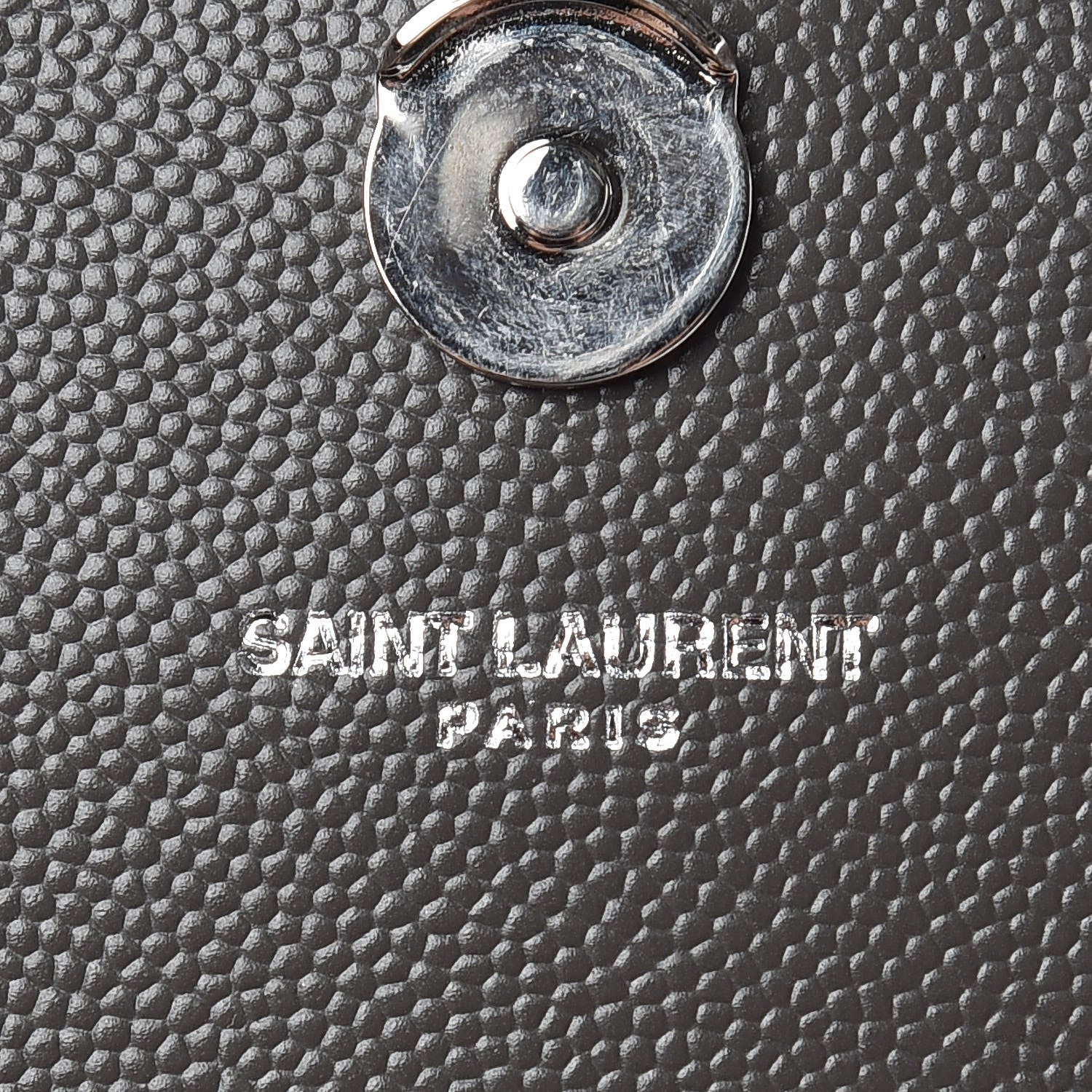 Saint Laurent Grain De Poudre Large Classic Monogram Kate Satchel Earth 8 of 10