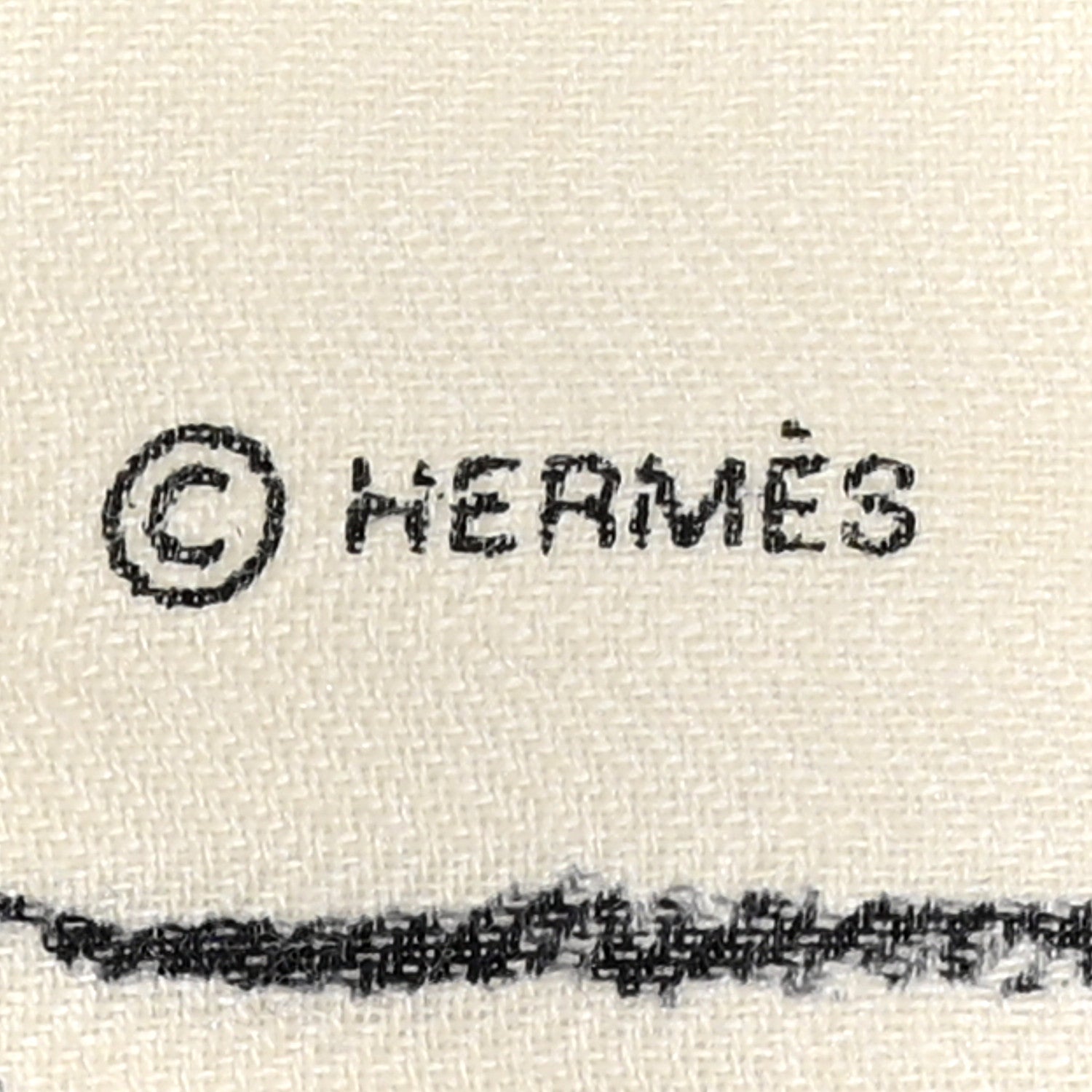 Hermes Cashmere Silk Pirouette au Galop Shawl 140 5 of 13