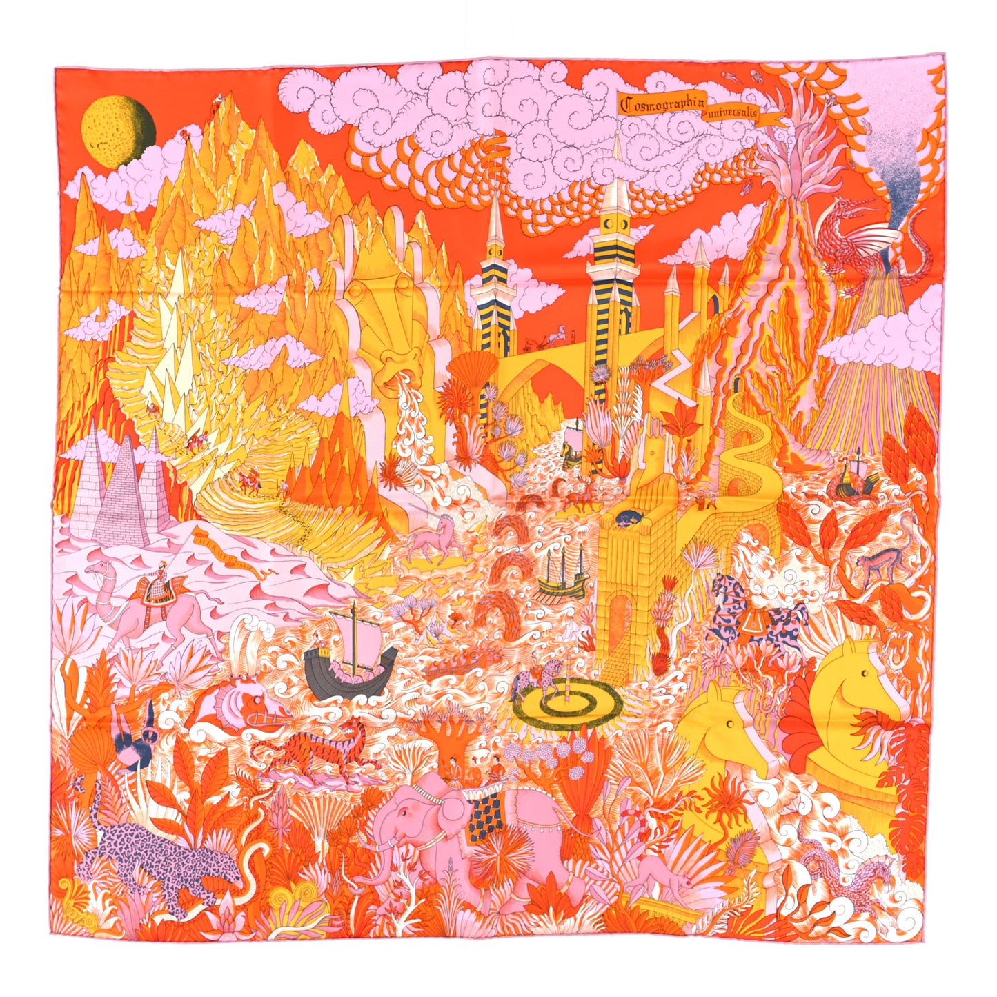 Silk Cosmographia Universalis Scarf 90