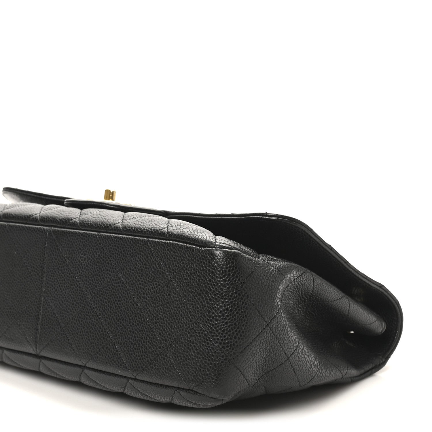 Chanel Caviar Quilted Jumbo Single Flap Black 10 of 10
