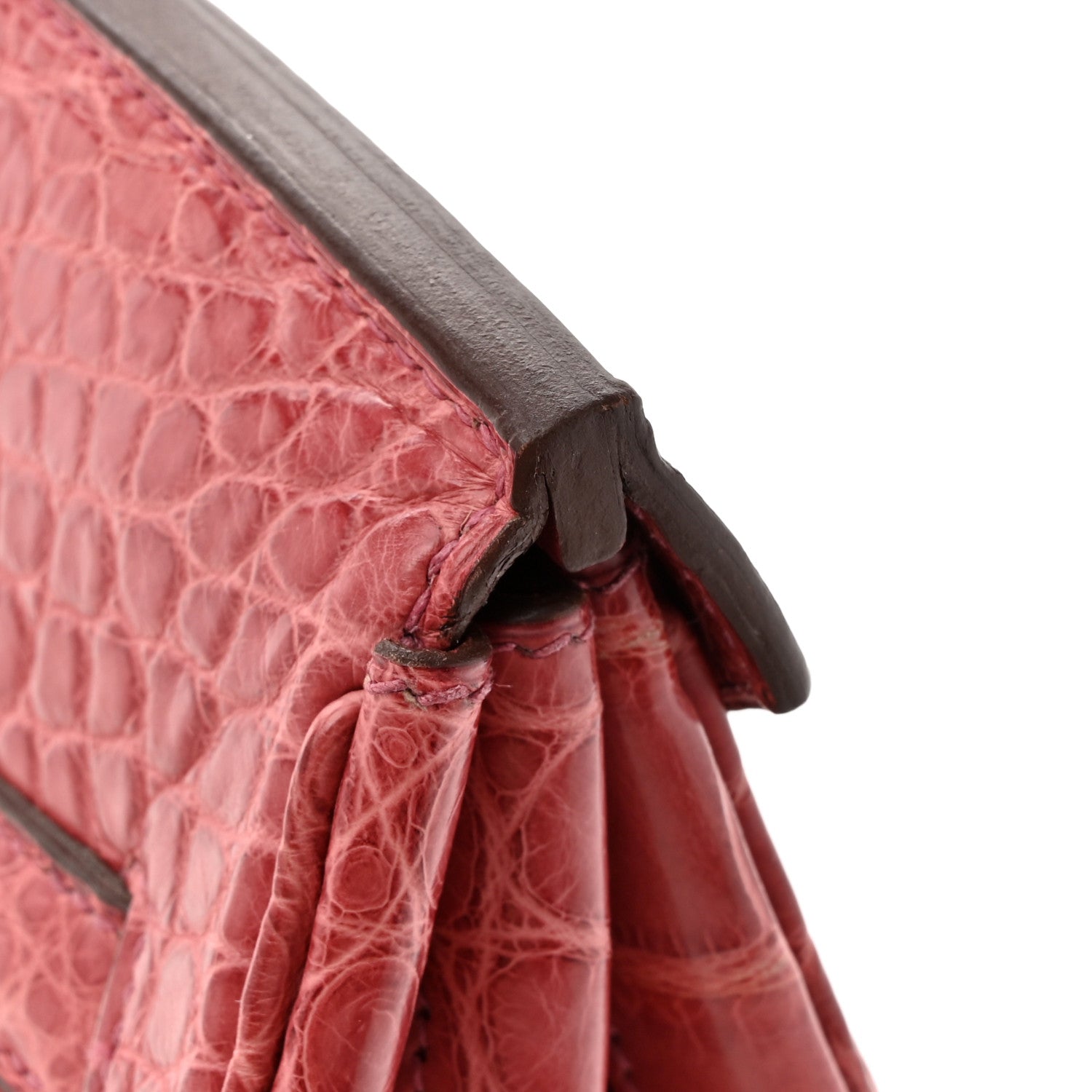 Hermes Matte Alligator Birkin 35 Bois De Rose 18 of 18