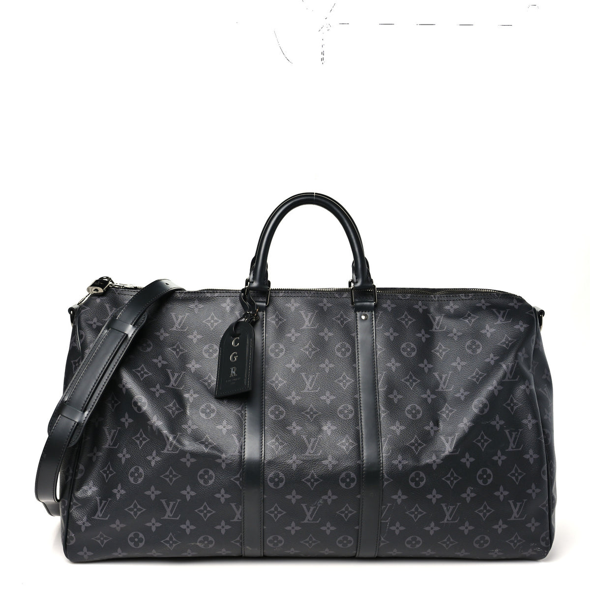 Louis Vuitton Monogram Eclipse Keepall Bandouliere 55 1 of 9