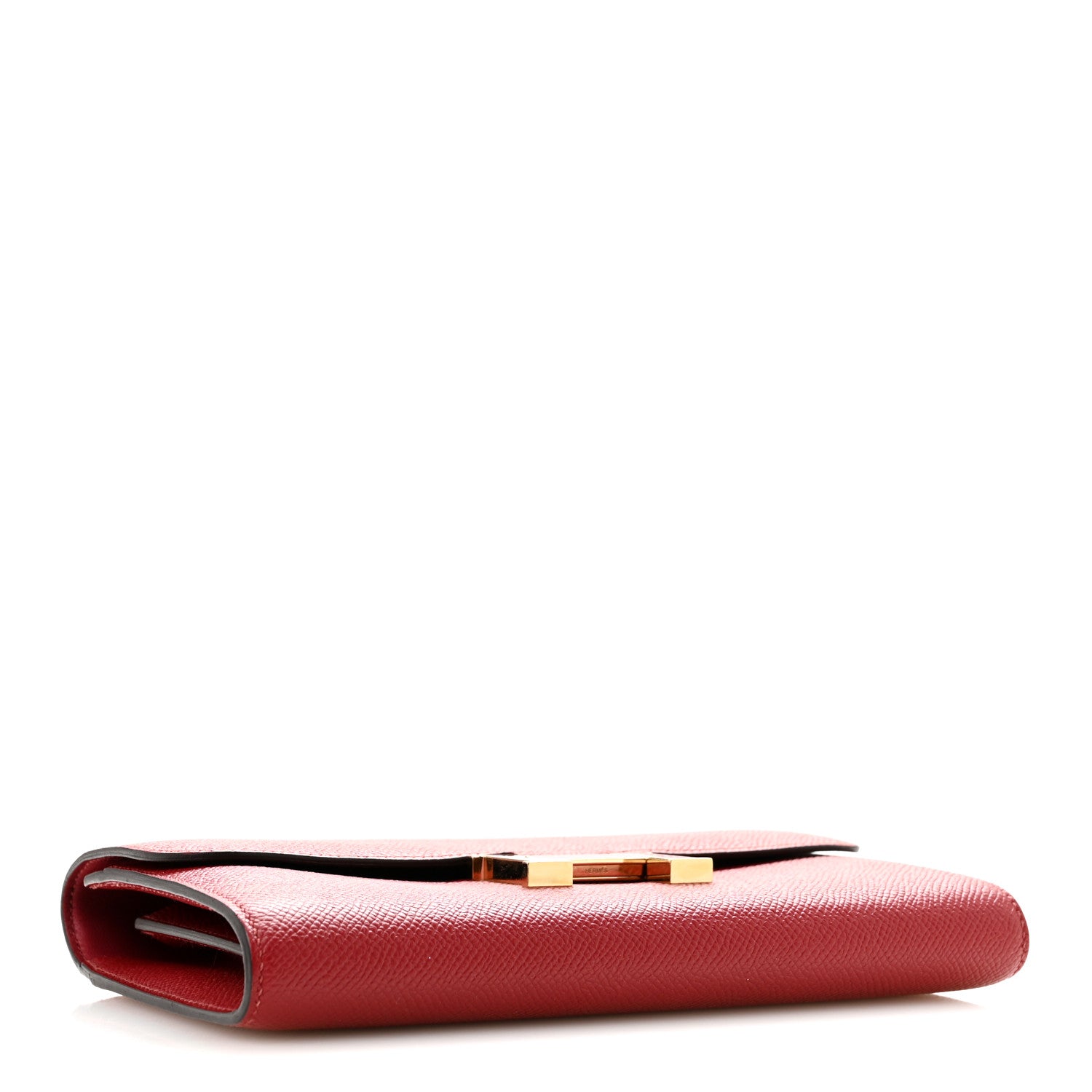 Hermes Epsom Enamel Constance Long Wallet Rouge Grenat 4 of 8