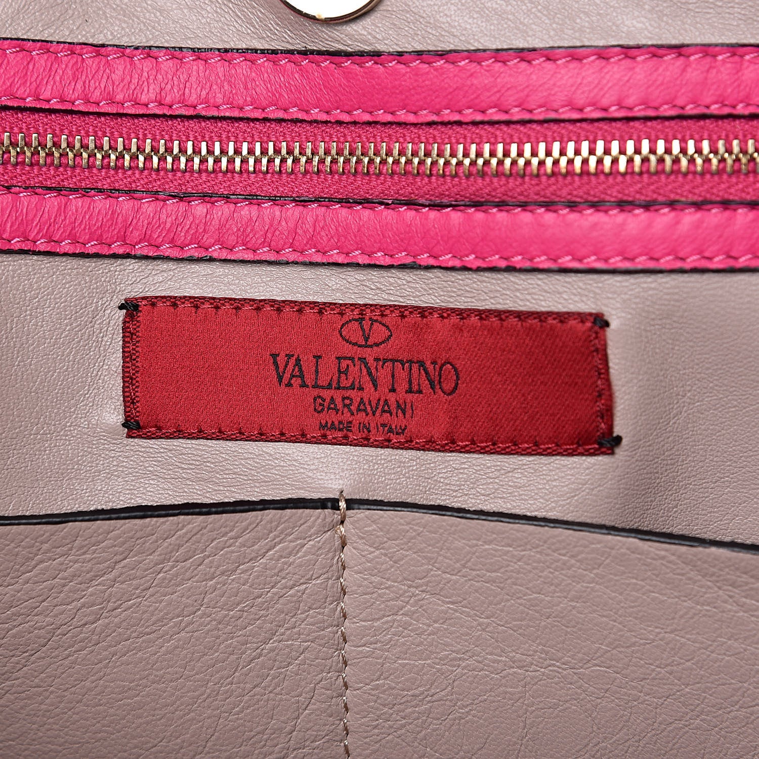 Valentino Garavani Nappa Medium Rockstud Soft Tote Pop Fuxia 6 of 13