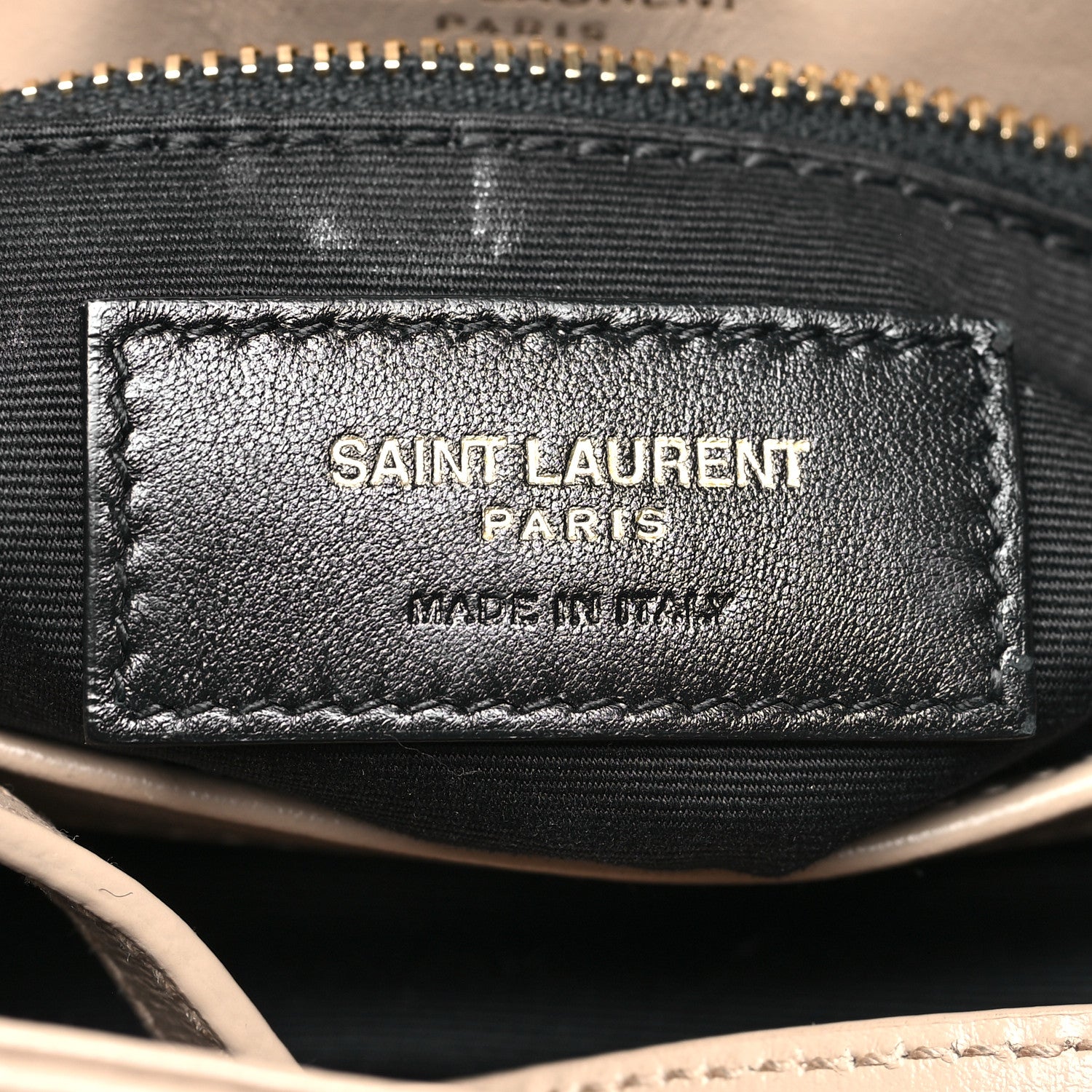 Saint Laurent Calfskin Y Quilted Monogram Toy Loulou Crossbody Bag Nude Powder 5 of 11
