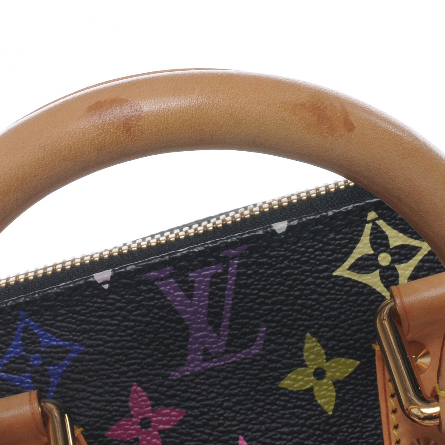 Louis Vuitton Monogram Multicolor Alma Black 5 of 8