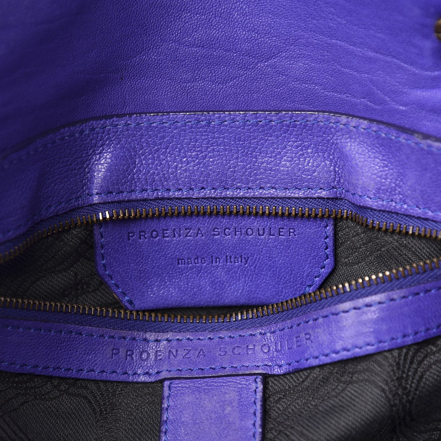 Lambskin Medium PS1 Satchel Purple Rain