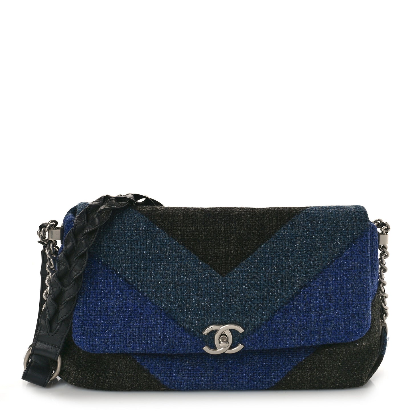 Canvas Woven Braided With Style Flap Multicolor
