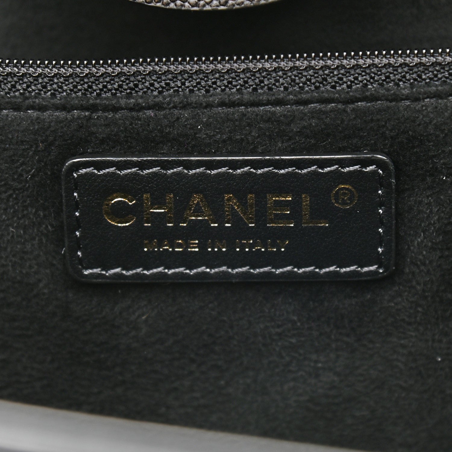Chanel Caviar Small Studded Deauville Tote Black 6 of 10