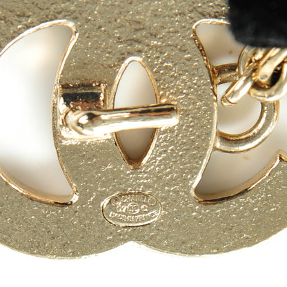 Chanel Painted Pearl Beaded Enamel CC Belt Black 7 of 7