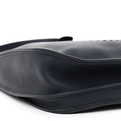 Hermes Taurillon Clemence Evelyne III GM Bleu Nuit 10 of 12