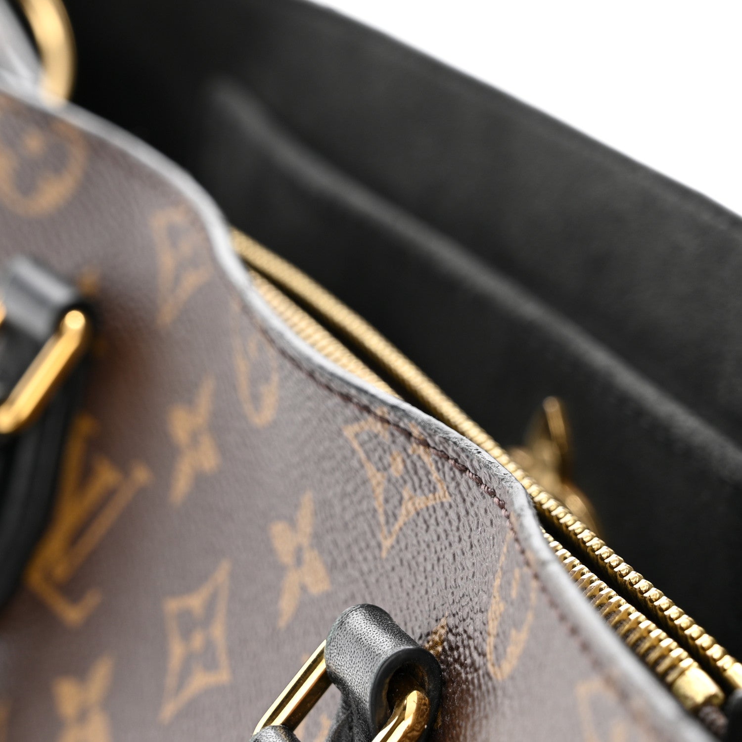 Louis Vuitton Monogram Flower Tote Black 15 of 16