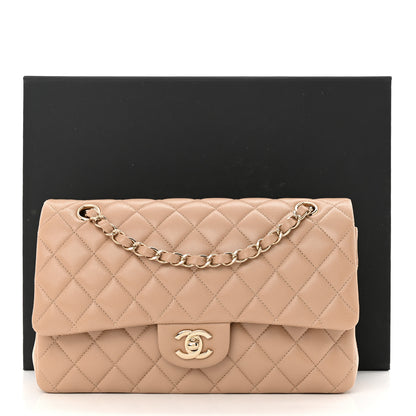 Chanel Caviar Quilted Medium Double Flap Beige 11 of 11