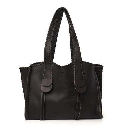 Chloe Calfskin Large Mony Tote Bold Brown 1 of 9