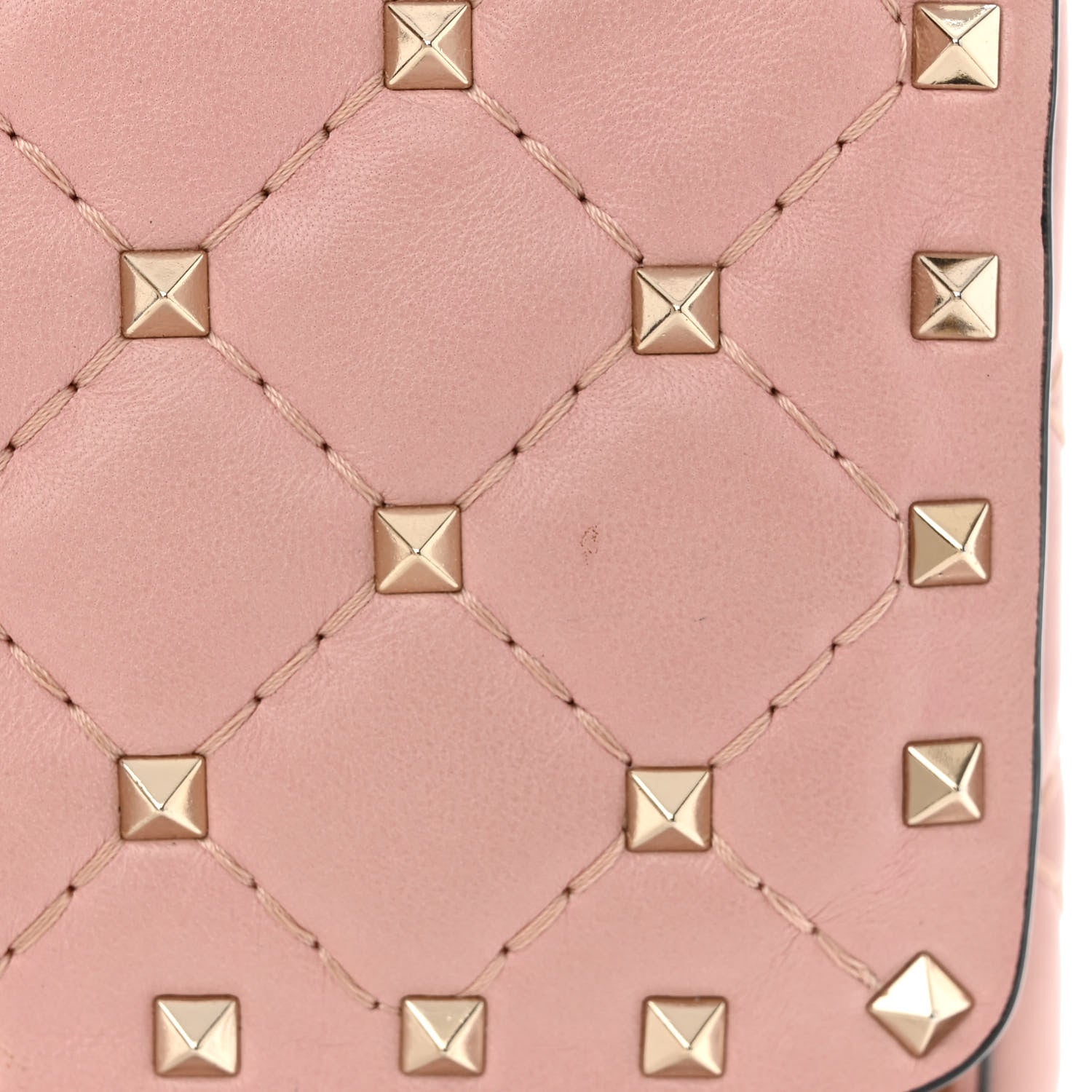 Valentino Garavani Nappa Medium Rockstud Spike Shoulder Bag Water Rose 15 of 17