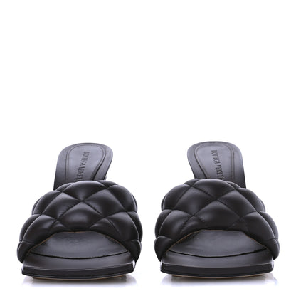 Bottega Veneta Nappa Matelasse Padded Mule Sandals 37.5 Chocolate 3 of 8
