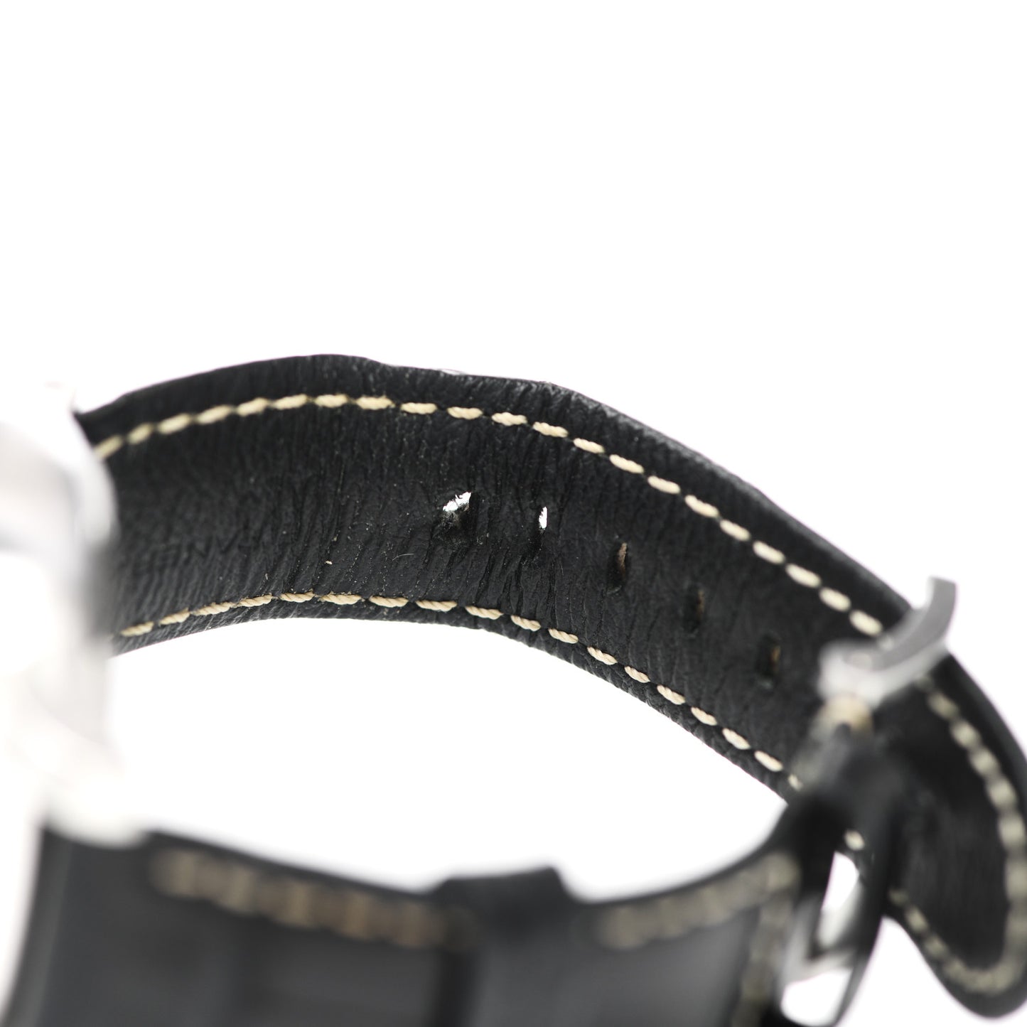Stainless Steel Alligator 42mm Luminor 1950 3 Day Power Reserve Automatic Watch Black PAM00392