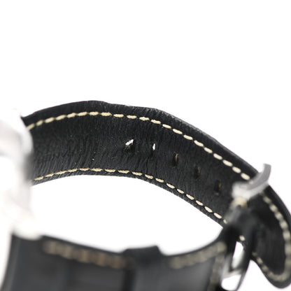 Panerai Stainless Steel Alligator 42mm Luminor 1950 3 Day Power Reserve Automatic Watch Black PAM00392 5 of 8