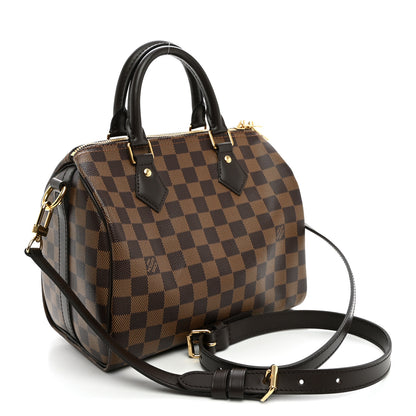 Louis Vuitton Damier Ebene Speedy Bandouliere 25 3 of 9