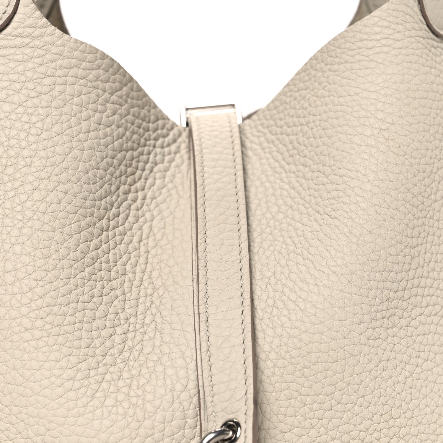 Hermes Taurillon Clemence Picotin Lock 22 MM Beton 8 of 12