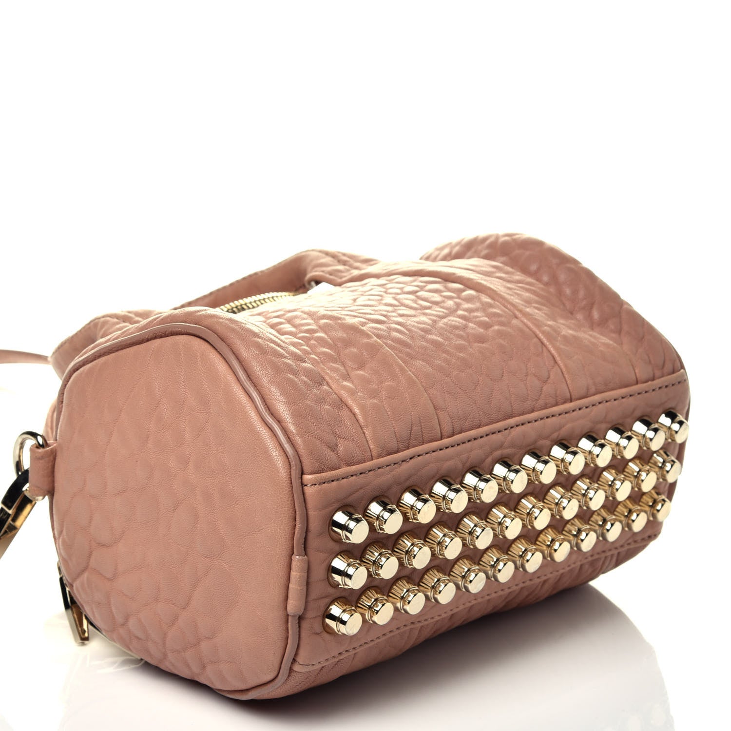 Alexander Wang Pebbled Lambskin Mini Rockie Latte Gold Hardware 4 of 9