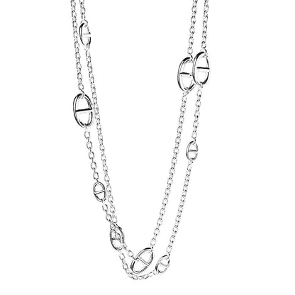 Hermes Sterling Silver Farandole Necklace 120 1 of 6