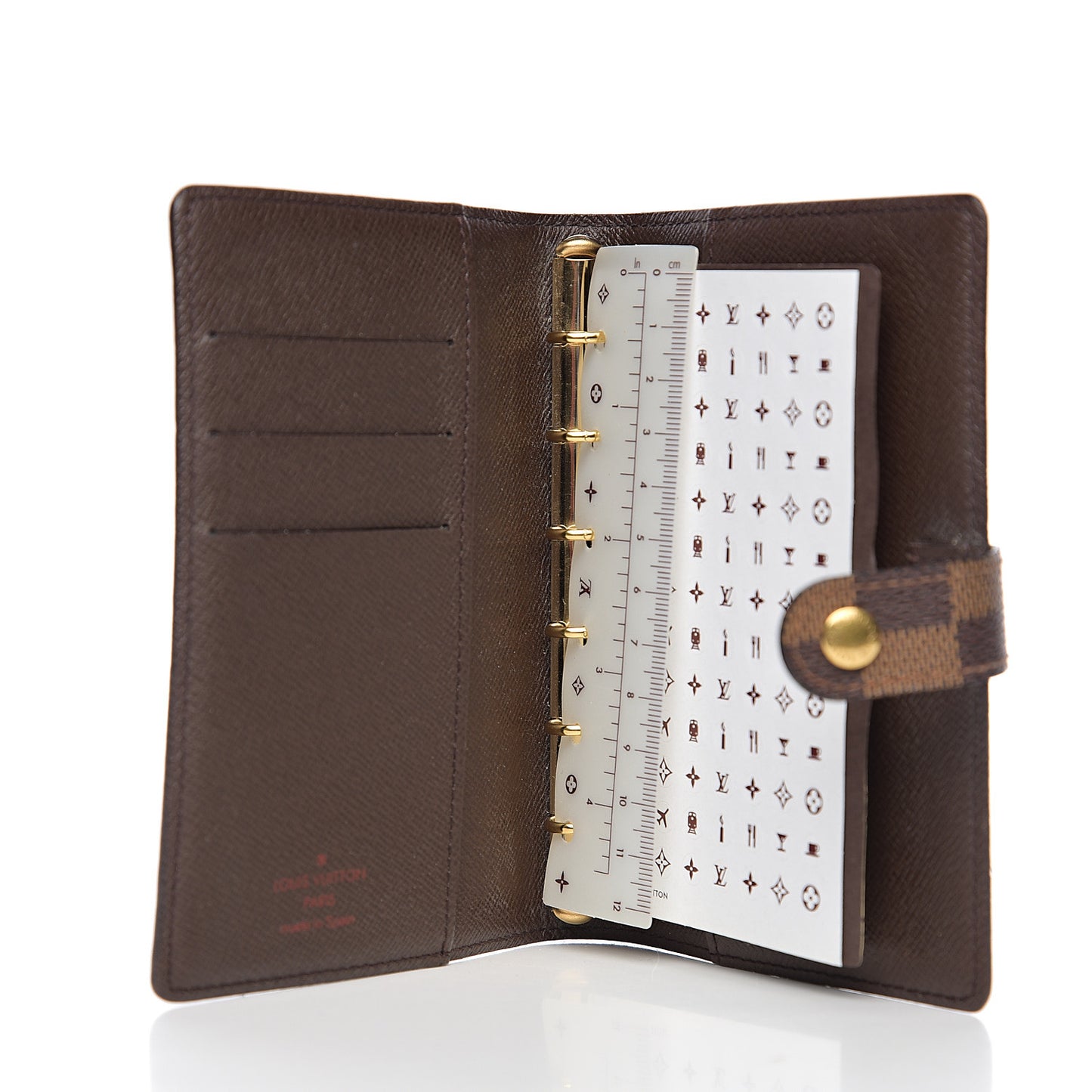 Damier Ebene Small Ring Agenda