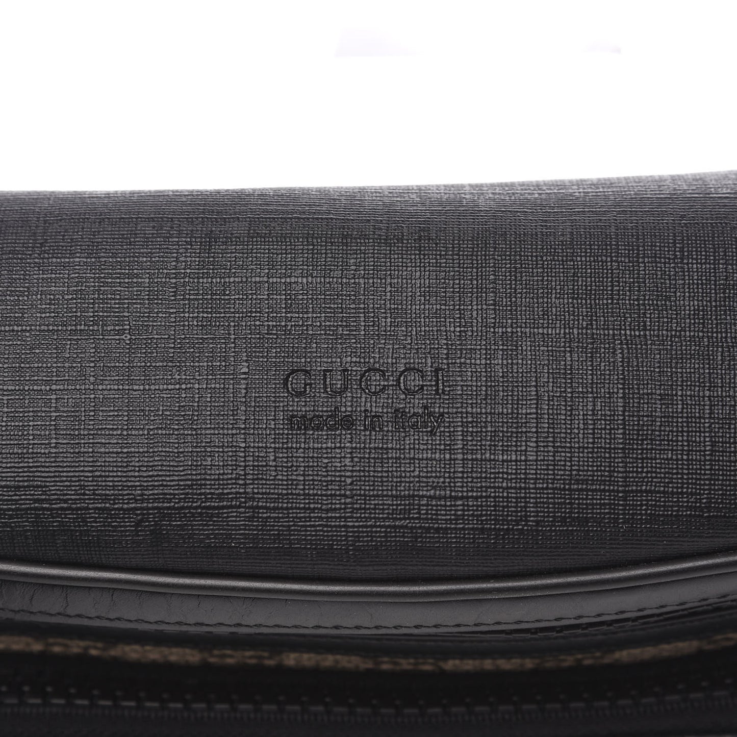 GG Supreme Monogram Belt Bag Black